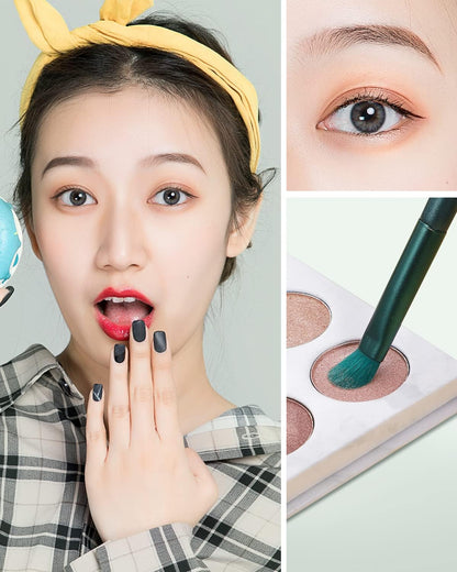 Makeup Brushes Sets,  Professional Makeup Brush Set Synthetic Cosmetics Foundation Powder Concealers Blending Eye Shadows Face Kabuki Makeup Brushes (8Pcs Green)