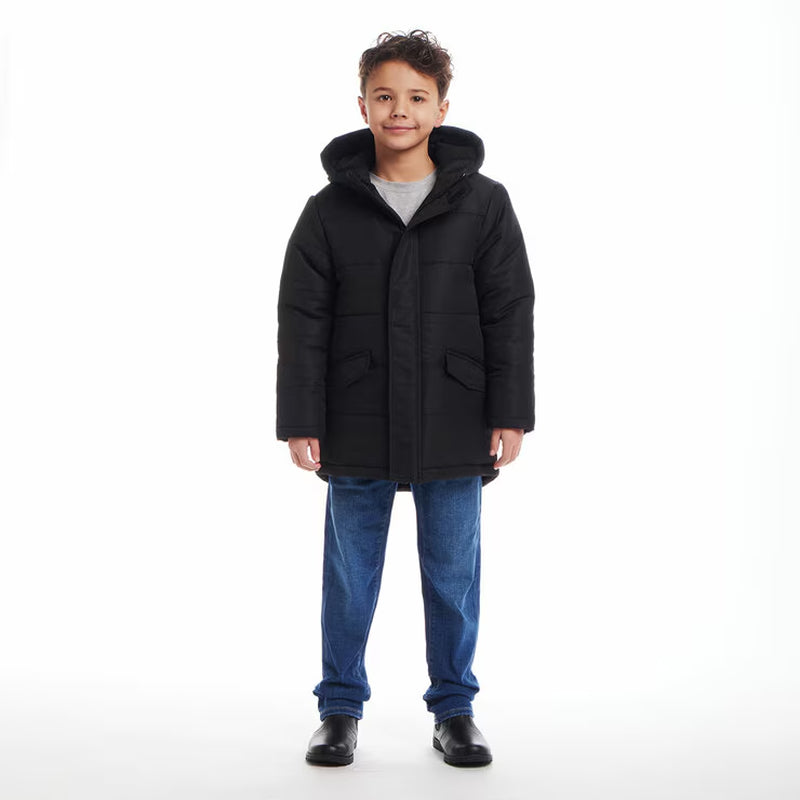 Boys Back to School/Weekend Parka in Black