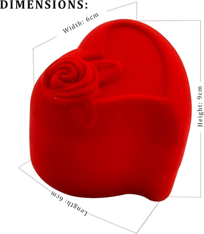 Christmas Gift Red Heart for Him Her Husband Wife GF BF Xmas Valentines Day