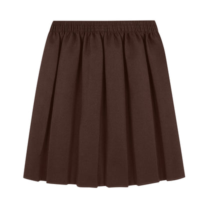 School Uniform Skirt Girls Back to School UK Box Pleated round Elasticated Waist