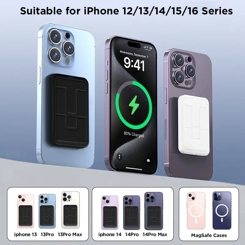 10000Mah Magnetic Wireless Power Bank with Foldable Stand, LED Battery Display, Multi-Device Charging Support, Portable Charger for Iphone 17/16/15/14/13/12 Series Tiktokshopbacktoschool