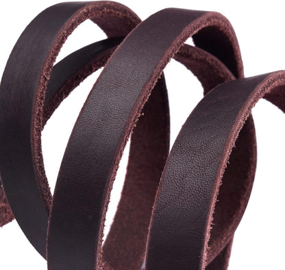 Genuine Leather Dog Leash - Heavy Duty Dog Training Leashes for Large Breed Dogs and Medium Dogs - 4FT / 5FT / 6FT Long with Color Black and Brown