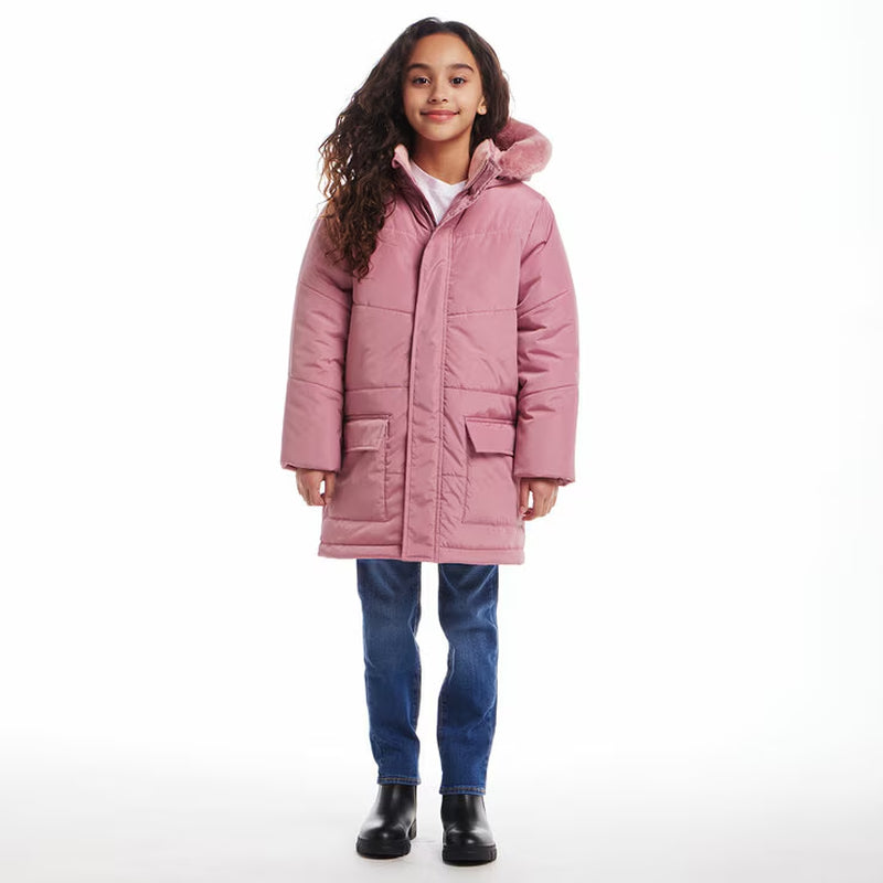 Girls Back to School/Weekend Parka in Pink