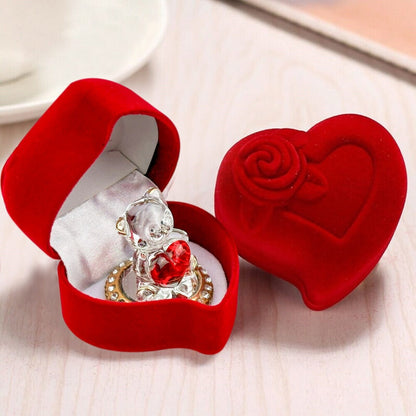 Christmas Gift Red Heart for Him Her Husband Wife GF BF Xmas Valentines Day