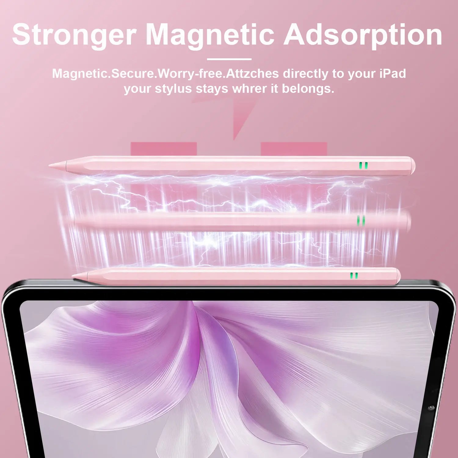 Stylus Pen for Ipad, Compatible with Apple Ipad 2018-2025,Fast Charging, Palm Rejection & Tilt Sensitivity for Drawingand Writing, Fits Ipad Pro 11"/13"/M4, Air 11"/13" M3/M2, Mini7/6/5, A16/11Th-6Th Gen Backtoschool