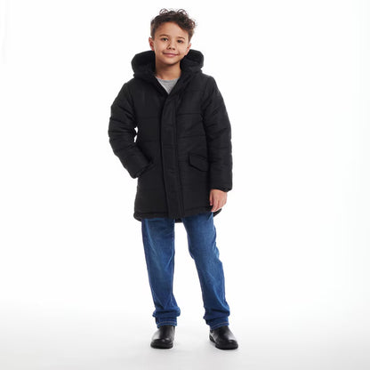 Boys Back to School/Weekend Parka in Black