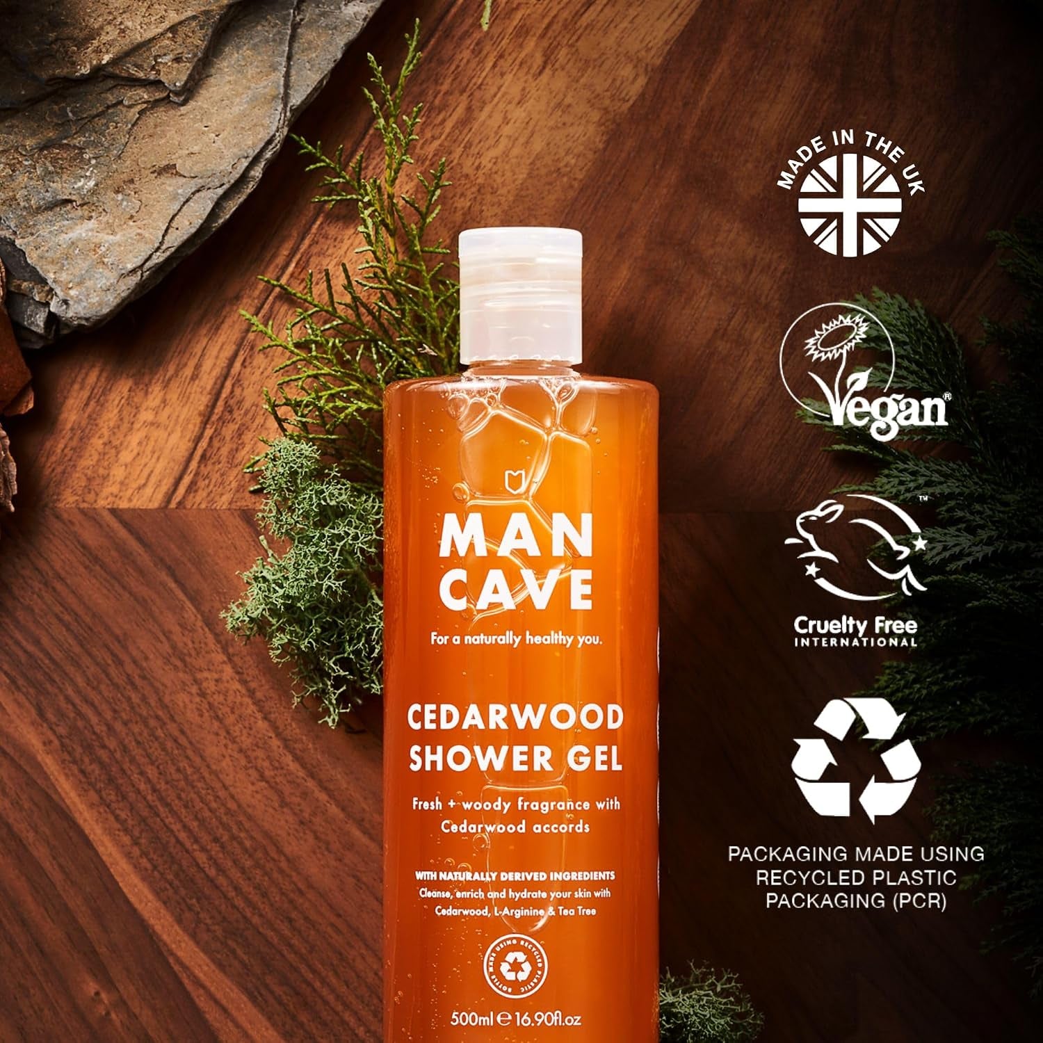 Shower Gel Gift Set 4X500Ml for Men, Fragrance Gift Set