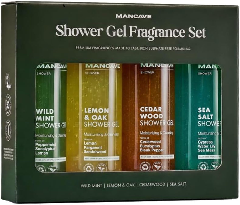 Shower Gel Gift Set 4X500Ml for Men, Fragrance Gift Set