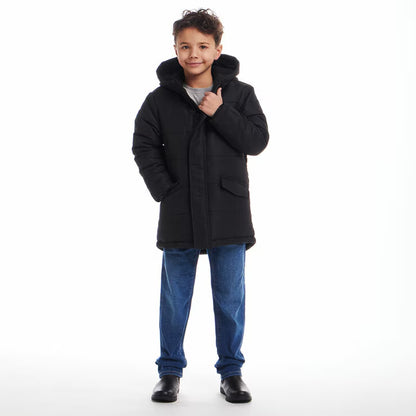 Boys Back to School/Weekend Parka in Black