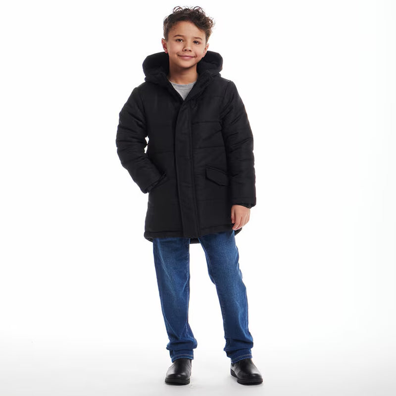 Boys Back to School/Weekend Parka in Black