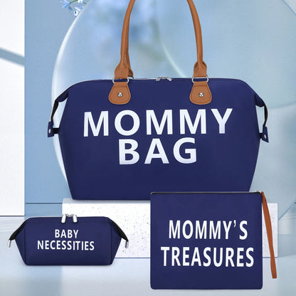 Travel Bag Mommy Bag Three-Piece Shoulder Bag Tote Bag Dry and Wet Separation