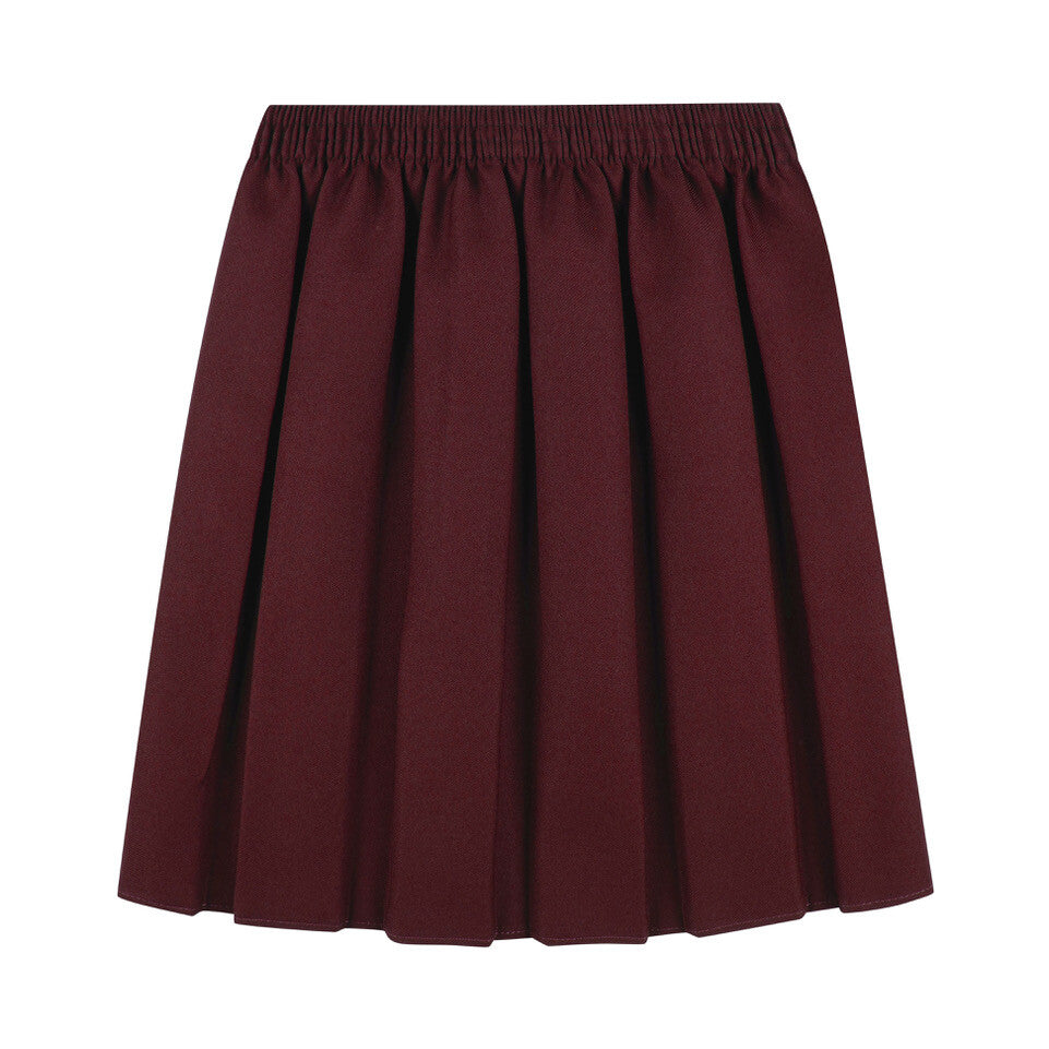 School Uniform Skirt Girls Back to School UK Box Pleated round Elasticated Waist