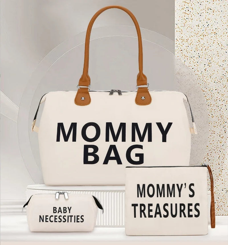 Travel Bag Mommy Bag Three-Piece Shoulder Bag Tote Bag Dry and Wet Separation