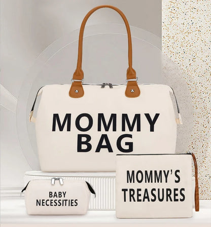 Travel Bag Mommy Bag Three-Piece Shoulder Bag Tote Bag Dry and Wet Separation