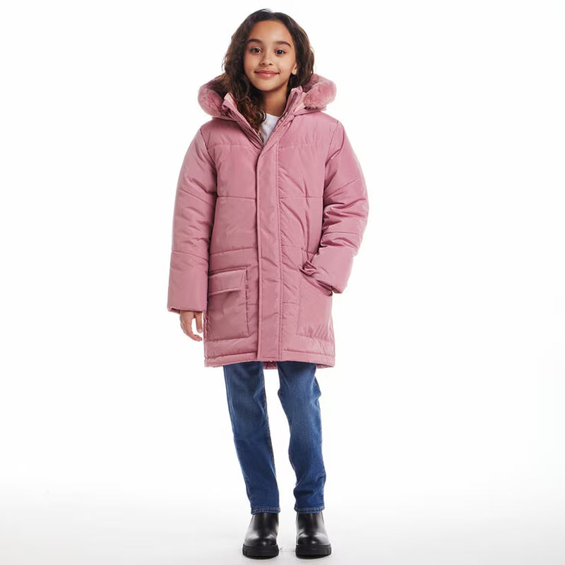 Girls Back to School/Weekend Parka in Pink