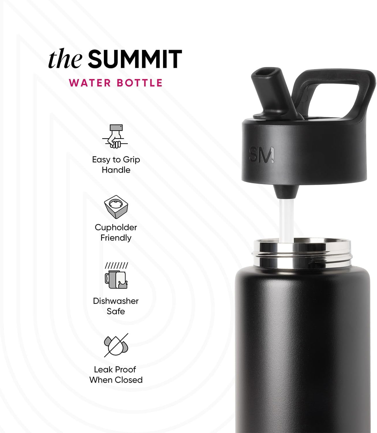 Kids Water Bottle with Straw | Insulated Stainless Steel Reusable Tumbler for Girls, Boys | Summit Collection | 415Ml | Pink Ballerina