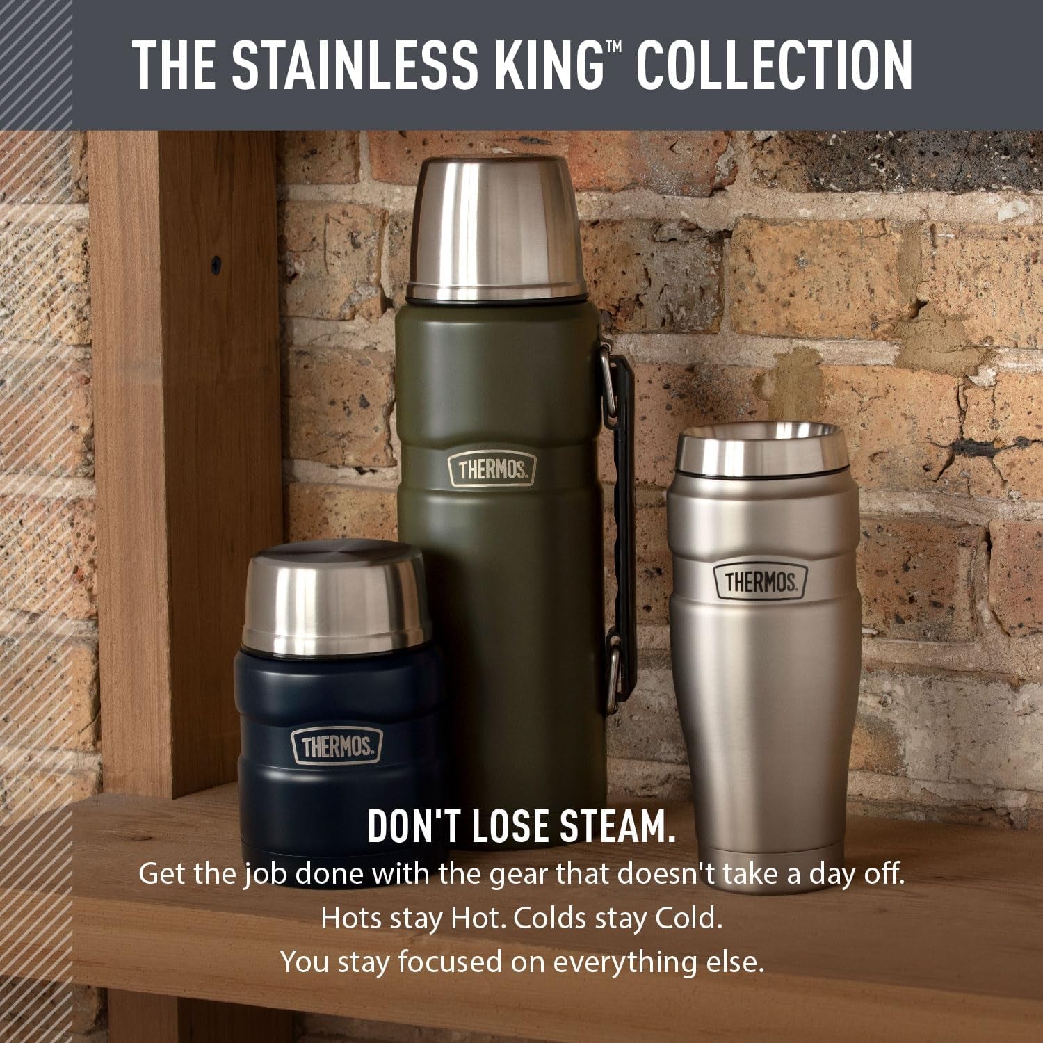 SK2010MDB4 Beverage Bottle, 40 Ounce, Matte Blue