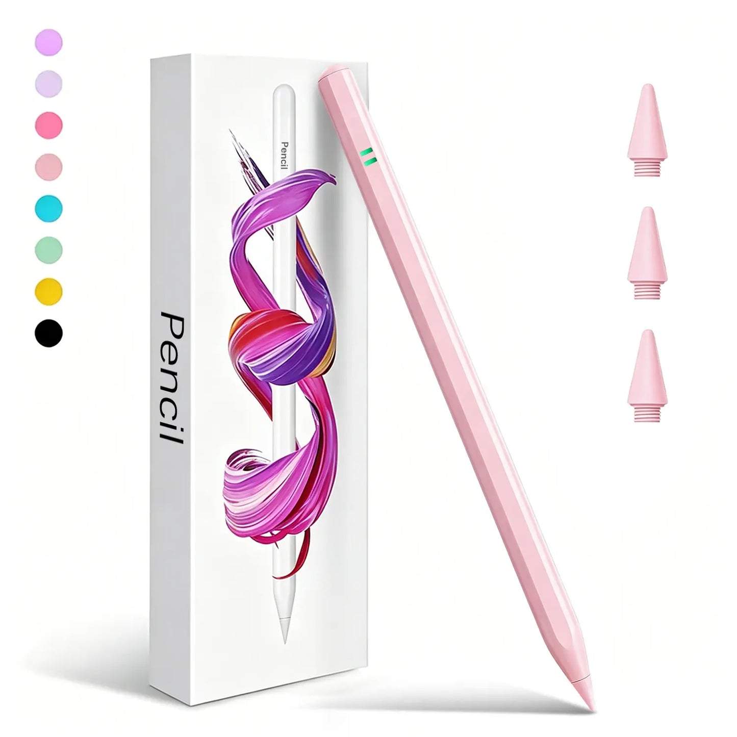 Stylus Pen for Ipad, Compatible with Apple Ipad 2018-2025,Fast Charging, Palm Rejection & Tilt Sensitivity for Drawingand Writing, Fits Ipad Pro 11"/13"/M4, Air 11"/13" M3/M2, Mini7/6/5, A16/11Th-6Th Gen Backtoschool