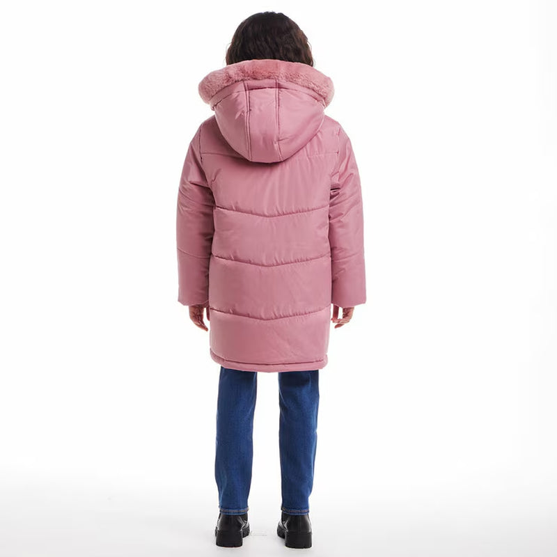 Girls Back to School/Weekend Parka in Pink
