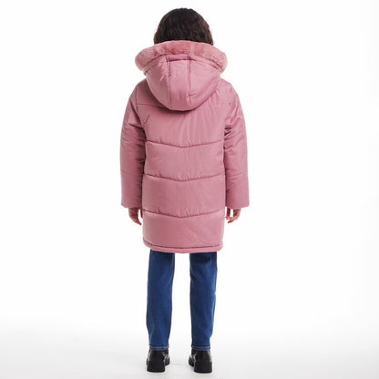 Girls Back to School/Weekend Parka in Pink