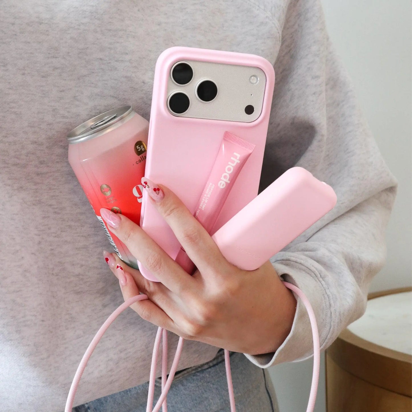 Strawberry Milk Fast Charging Set, Dual Port Wall Adapter + 6Ft USB-C Cable